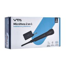 Micrófono 2 en 1 Alámbrico e Inalámbrico | VTA