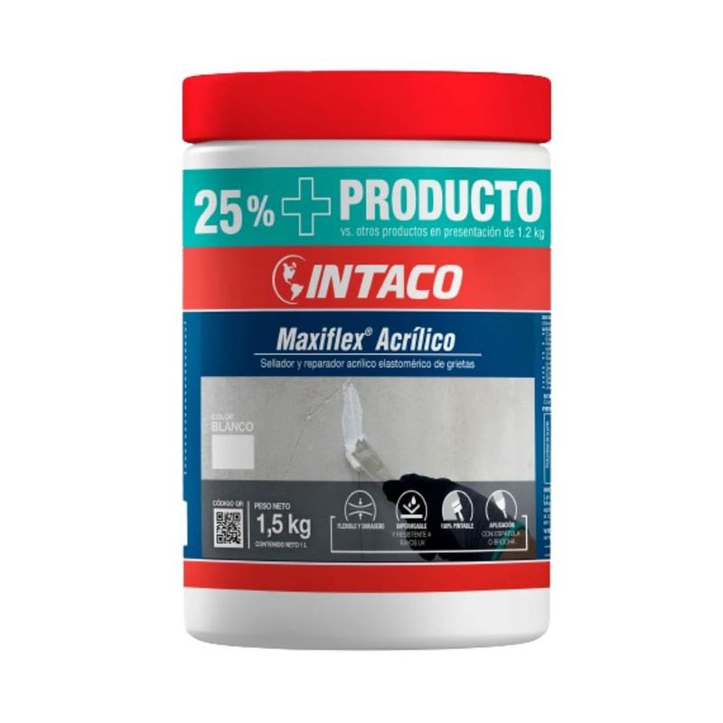 Maxiflex-Acrilico-Blanco-1.5Kg-|-Intaco