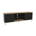 Mesa-para-TV-Kazan-Negro-Beige-|-Politorno