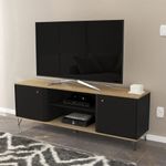Mesa-para-TV-Kazan-Negro-Beige-|-Politorno