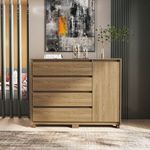 Comoda-Mets-Light-Oak-4-Cajones-|-Politorno