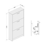 Zapatera-Fortaleza-ANSI-3-Puertas-Cafe-Tannat-|-Politorno