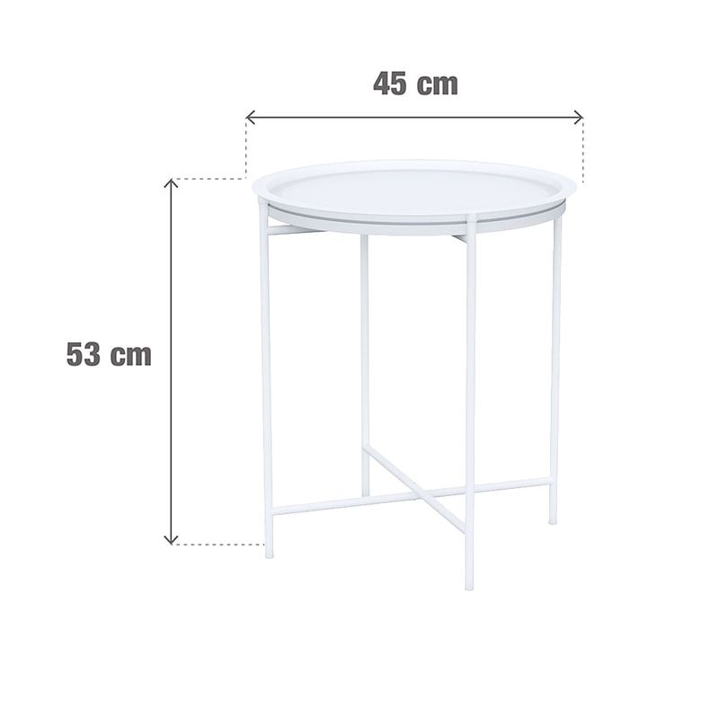 Mesa-Auxiliar-Exterior-Blanca-de-Acero-|-Mobis