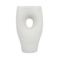 Florero Porcelana Blanco 16.7x7.6x28.9cm | Concepts