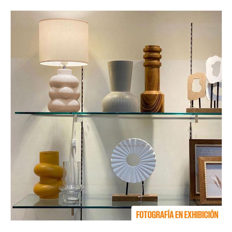 Lampara-de-Mesa-Blanco-Beige-24x24x46cm-|-Concepts