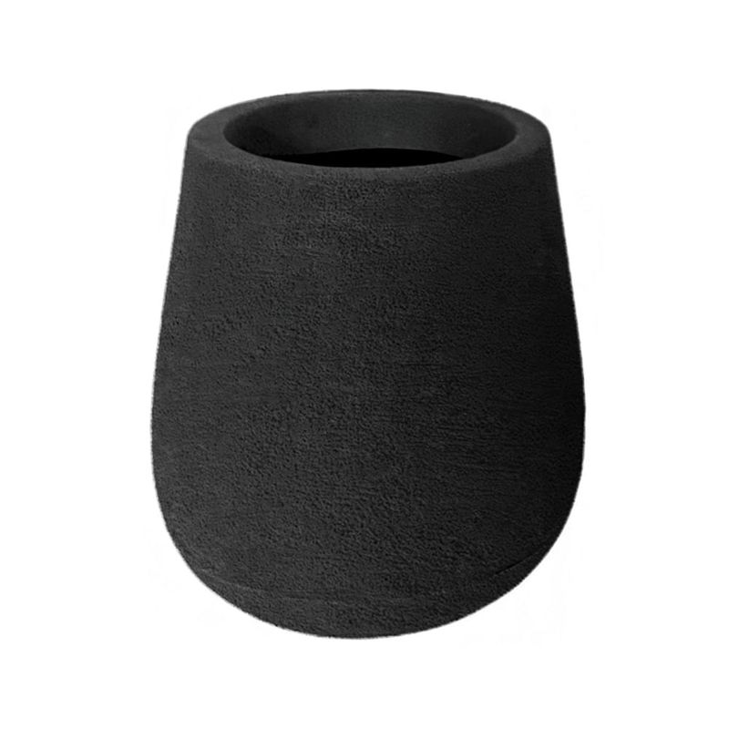 Maceta-Mate-40-Rustica-Gris-Oscuro