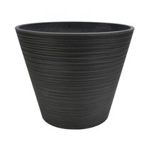 Maceta Petunia 45.5x37cm Negro/Gris