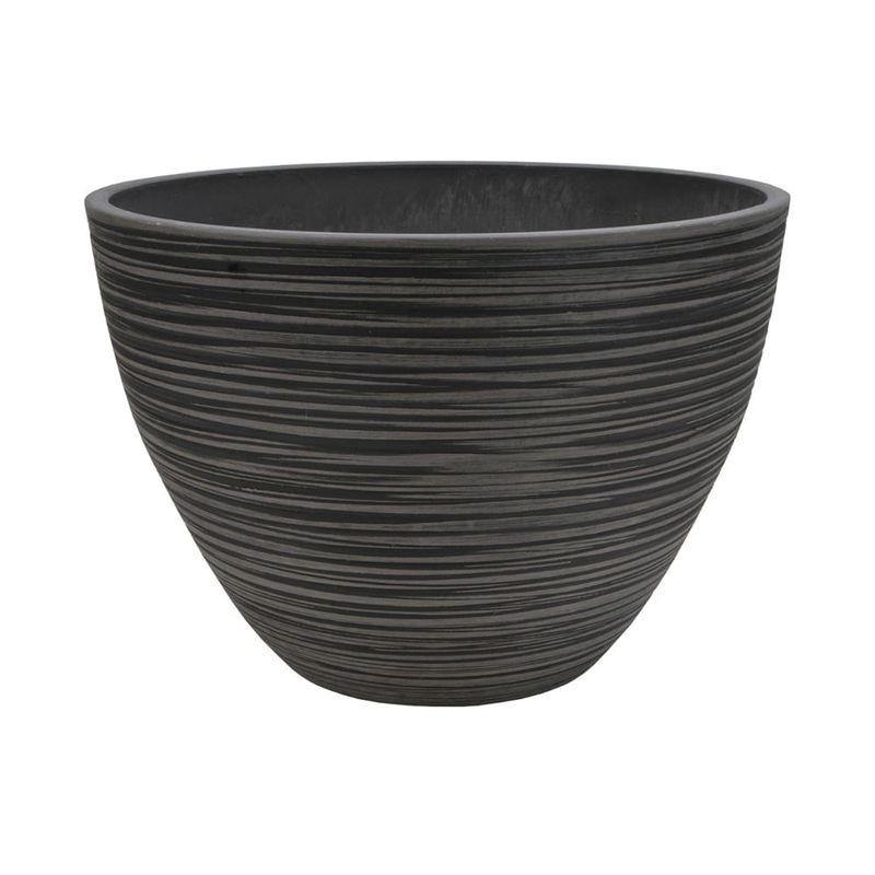 Maceta-Bromelia-40x28cm-Negro-Gris
