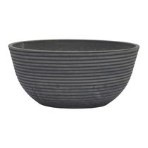 Maceta Buxus 41x18cm Negro/Gris