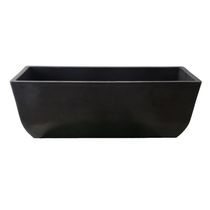 Maceta Flor 45x16cm Negro