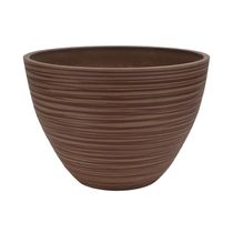 Maceta Bromelia 40x28cm Chocolate