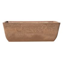Maceta Flor 45x16cm Chocolate