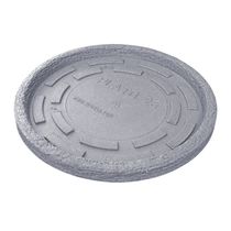 Plato 26 Rústico Simple Gris Claro