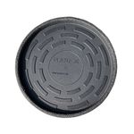 Plato-36-Rustico-Simple-Gris-Oscuro