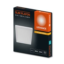 Plafón LED Slim 18W Luz Cálida Cuadrado | Ledvance