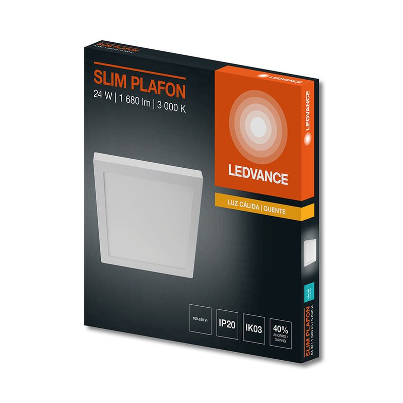 Plafon-LED-Slim-24W-Luz-Calida-Cuadrado-|-Ledvance