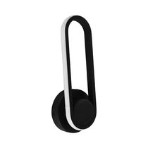 Lámpara de Pared LED Óvalo Negra 12W 30K | Orange