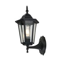 Lámpara de Pared Farol Milán Exterior Negra 1xE27 | Orange