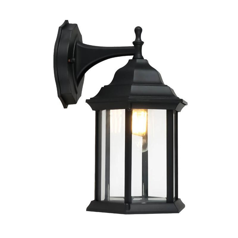 Lampara-de-Pared-Farol-Invert-Exterior-Negra-1xE27-|-Orange