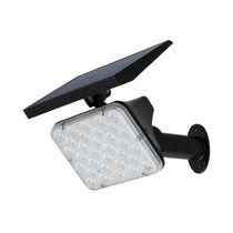 Lámpara de Pared/Estaca Solar Negra 13W CCT | Orange
