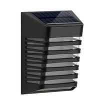 Lámpara de Pared Solar LED Negra 2W 30K | Orange