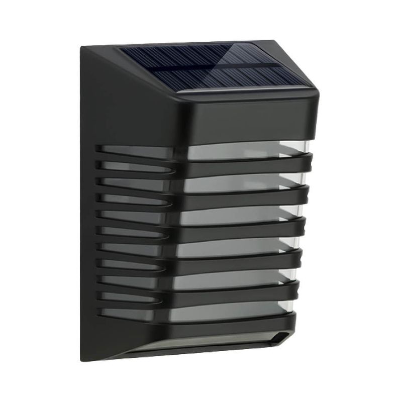 Lampara-de-Pared-Solar-LED-Negra-2W-30K-|-Orange