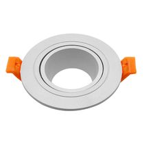 Aro Empotrable Soporte Ojo De Buey 1XGU10 Blanco | Orange