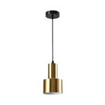 Lampara-Colgante-Brass-1xE27-|-Orange