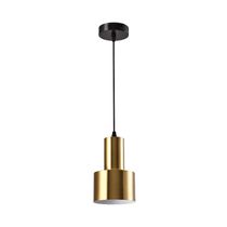 Lámpara Colgante Brass 1xE27 | Orange
