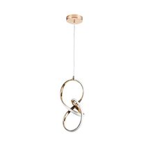 Lámpara LED Colgante Dorada Estilo Lazo 26W CCT | Orange