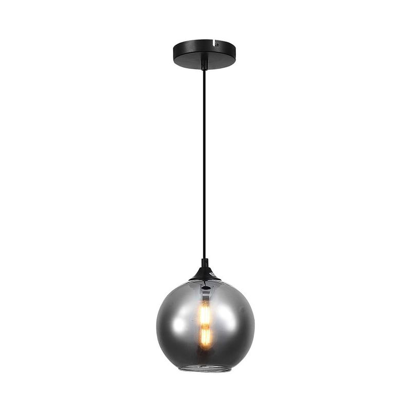 Lampara-Colgante-Negra-26cm-1xE27-|-Orange