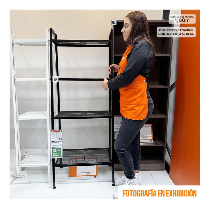 Estante-Metalico-Paris-Negro-148-cm-|-Orange