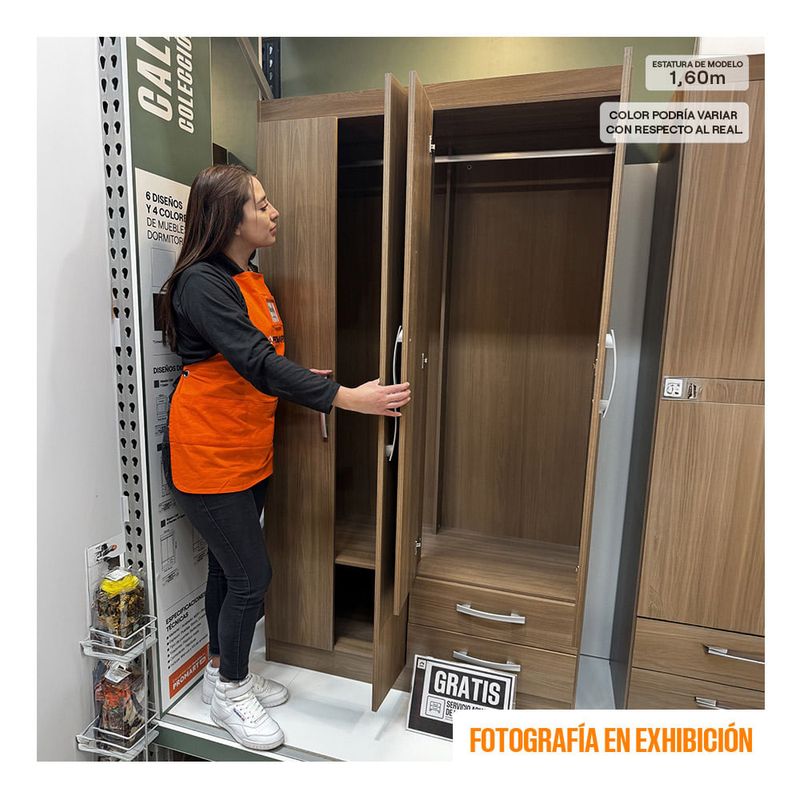 Armario-Cali-Nature-4-Puertas-2-Cajones-|-Orange