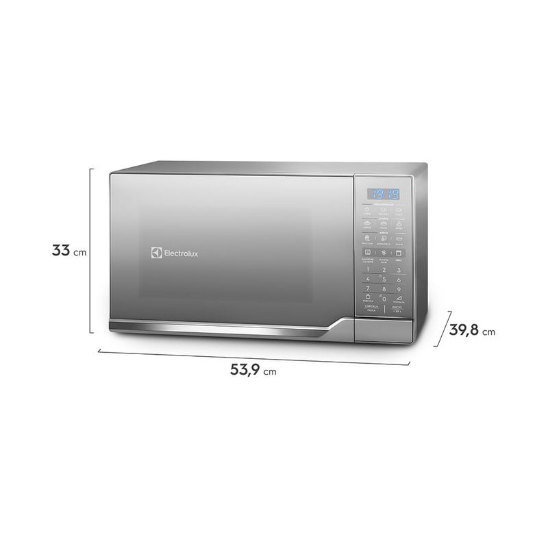 Microondas-30L-900W-Silver-|-Electrolux