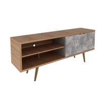 Mesa para TV 60" Marrón/Gris | Tecnomobili
