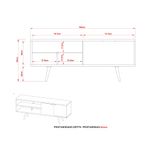 Mesa-para-TV-60--Marron-Gris-|-Tecnomobili