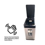Basurero-con-Sensor-7L-Acero-Inoxidable-|-EKO