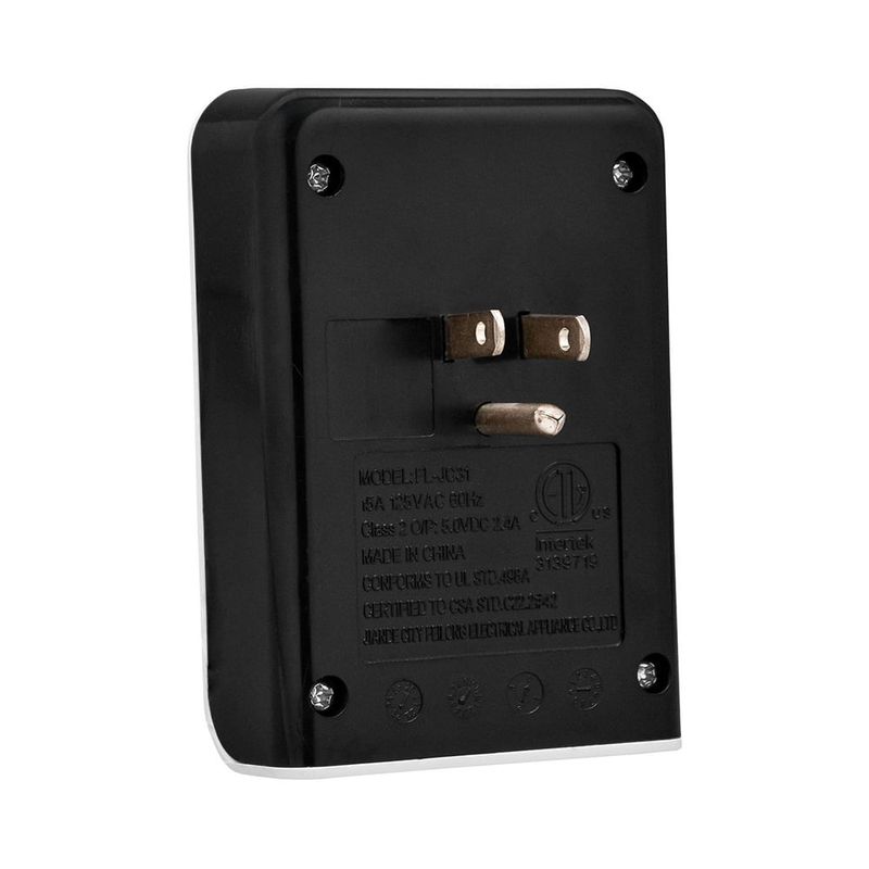 Multitoma-de-Pared-2-Salidas---2-Puertos-USB-|-Ferrenovo