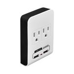 Multitoma-de-Pared-2-Salidas---2-Puertos-USB-|-Ferrenovo