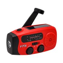 Radio Linterna de Emergencia Recargable con Dinamo | VTA