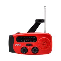 Radio Linterna de Emergencia Recargable con Dinamo | VTA