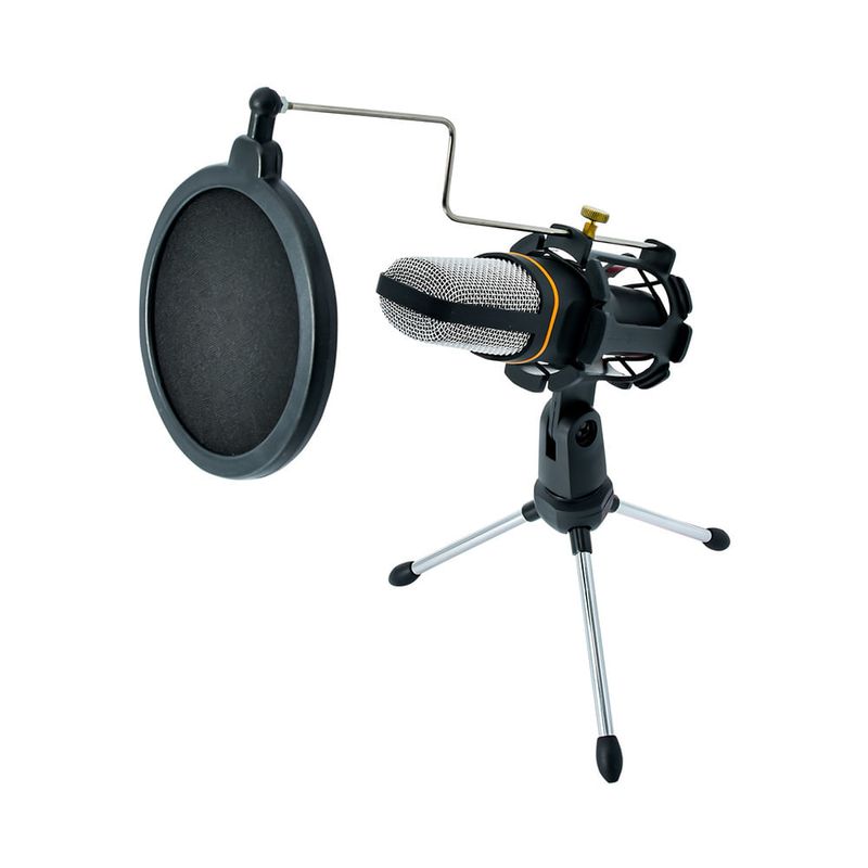 Set-Microfono-con-Tripode-y-Filtro-Acustico-|-VTA