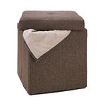 Banco-Ottoman-Organizador-Marron-Plegable-|-Kennedy-Home