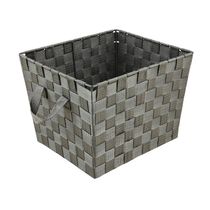 Canasta Tejida Pequeña Gris | Kennedy Home