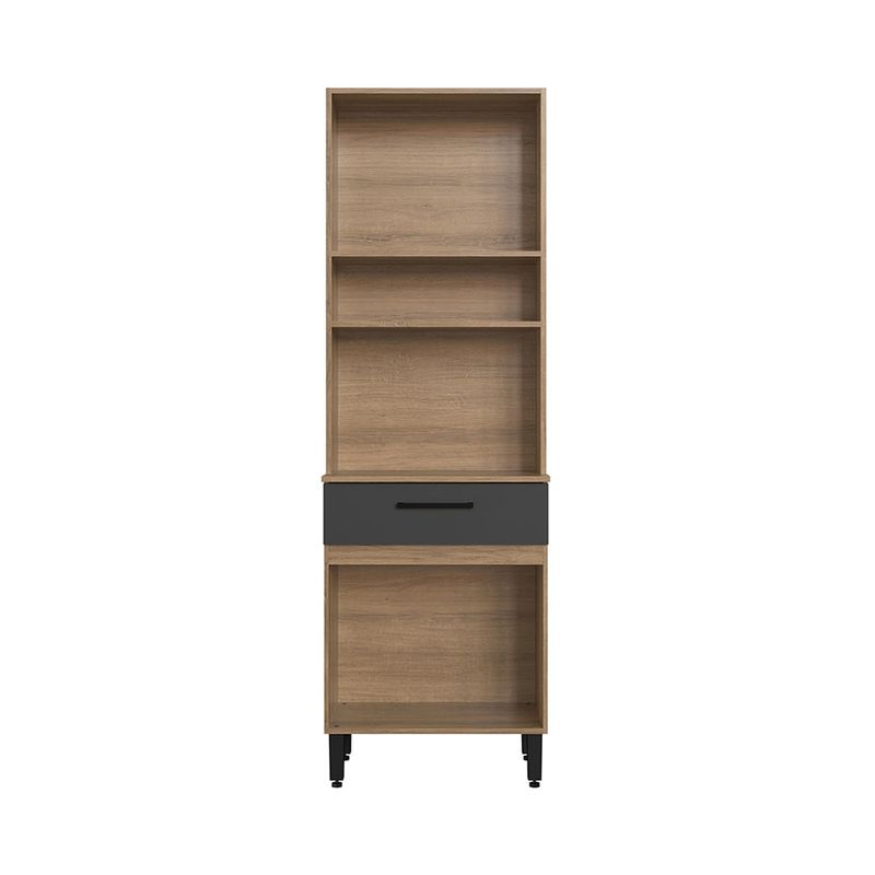 Kit-de-Cocina-Lorna-4-Puertas-Miel-Grafito-|-Delmarco-Moveis