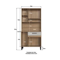 Kit de Cocina Hanna 6 Puertas Miel/Arena | Delmarco Moveis