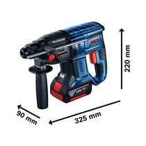 Rotomartillo SDS-Plus 2.0J GBH 180-LI 18V | Bosch