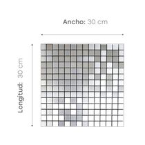Mosaico Ibiza Plata 30x30cm | Kassel