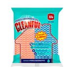 Paños-Absorbentes-de-Poliester-x4-|-Cleanful
