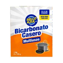 Bicarbonato Casero Multiusos 1kg | Sello Azul